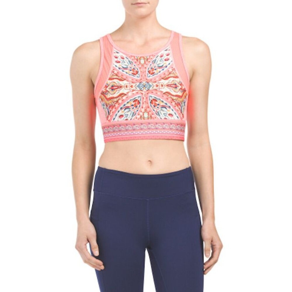 Nanette Lepore Carousel Crop Top Sports Bra